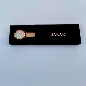 Japan movement Quartz rose gold watch